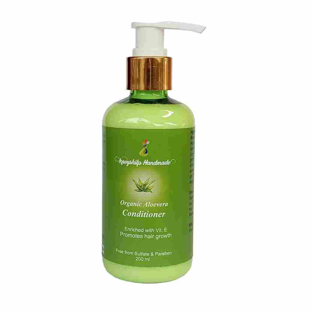  Aloe Vera Conditioner 200ml For Improving Hair Growth By Kavyshilp Handmade